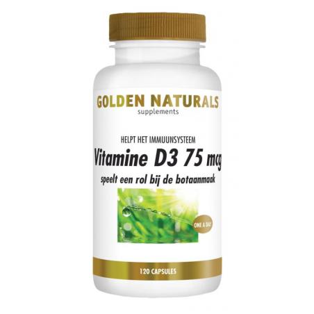 Golden Naturals Vitamine D3 75 mcg