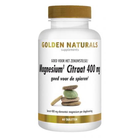 Golden Naturals Magnesium citraat 400 mg