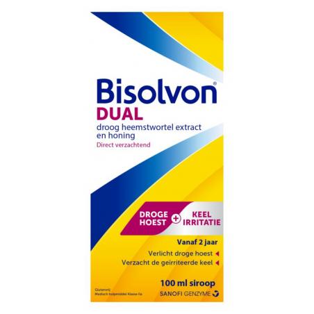 Bisolvon Dual droge hoest/keelirritatie siroop