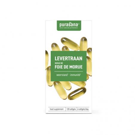 Purasana Levertraan weerstand 120 softgels