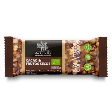 Delicatalia Noten reep met chocolade bio