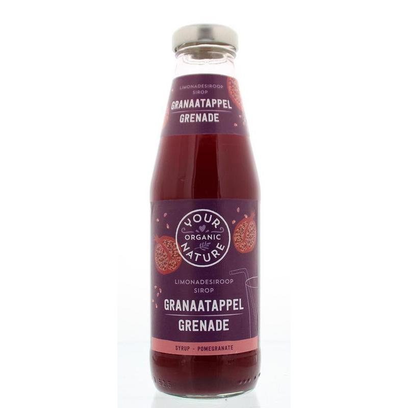 Your Organic Nature Limonadesiroop granaatappel 500ml