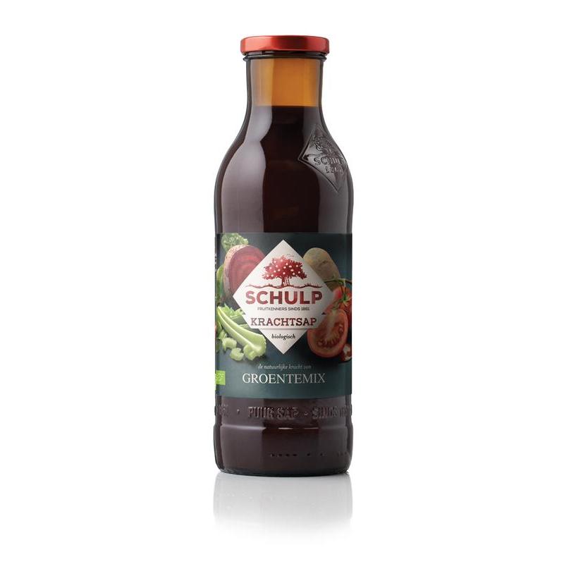 Schulp Natuurlijke Krachtsap Groentemix Puur en Biologisch 750ml