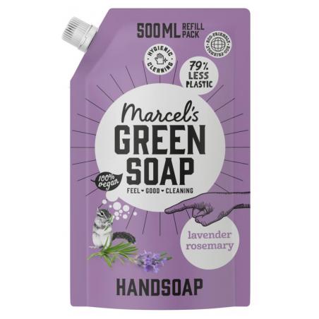 Marcel’s Green Soap Handzeep Lavendel & Rozemarijn Navulling 500ml