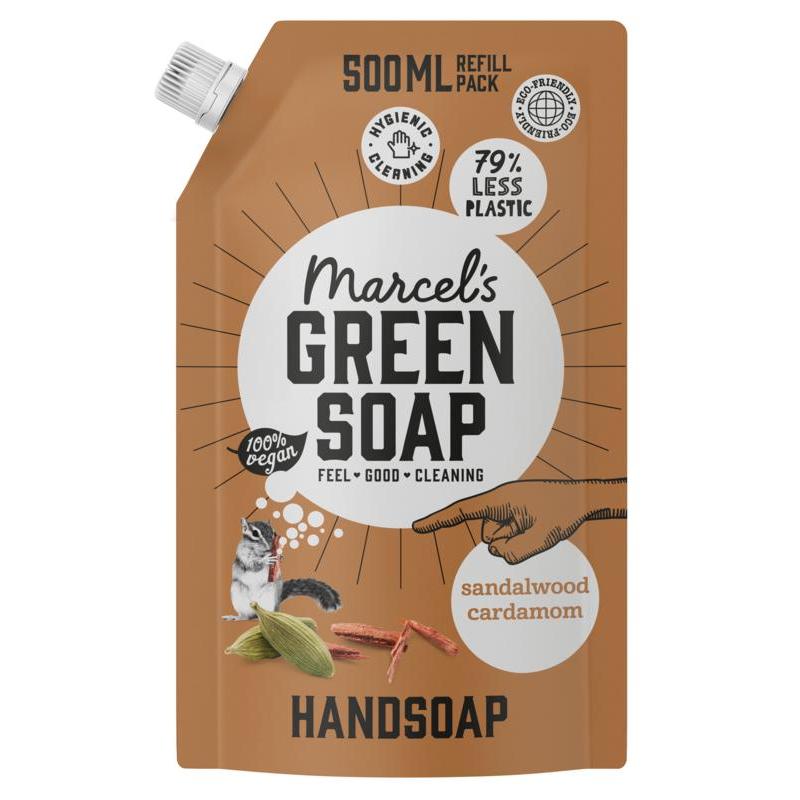 Marcel's GR Soap Handzeep sandelhout & kardemom navul