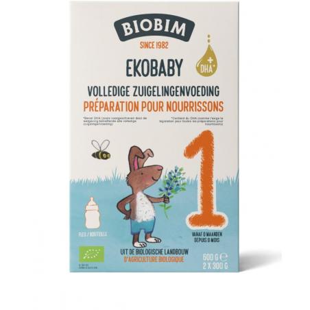 Biobim Ekobaby 1 volledige zuigelingenvoeding 0+