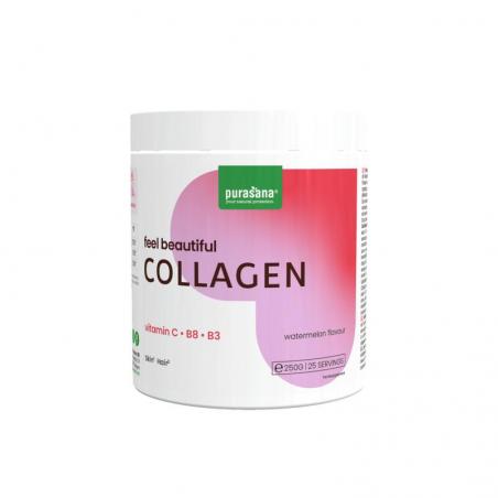 Purasana Feel Beauty Collagen Complex Watermeloen poeder