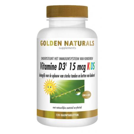 Golden Naturals Vitamine D3 15 mcg Kids