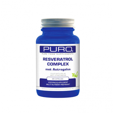 PURO Resveratrol complex met astragalus 30 capsules