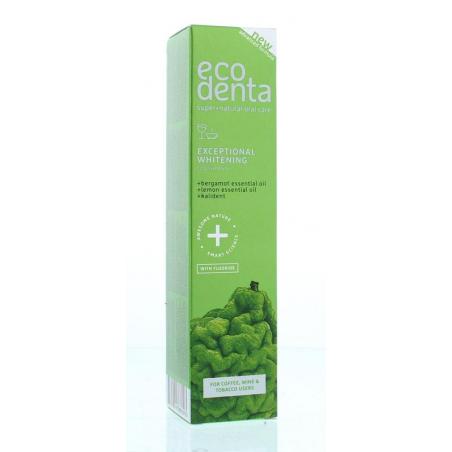 Ecodenta Tandpasta whitening bergamot citroen kalident
