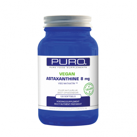 Puro Vegan Astaxanthine 8 mg 120 softgels